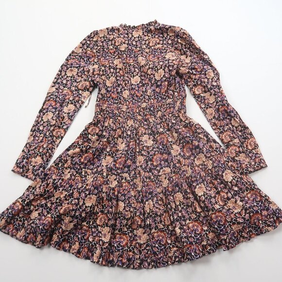 Ulla Johnson Liv Mini Dress Midnight Floral Size 0 - Picture 5 of 11